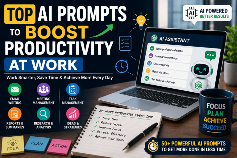 Top AI Prompts to Boost Productivity at Work