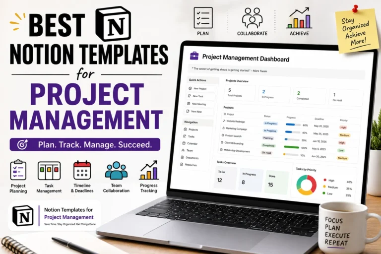 Best Notion Templates for Project Management