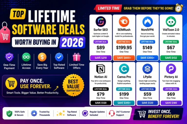 Top Lifetime Software Deals Worth Buying in 2026